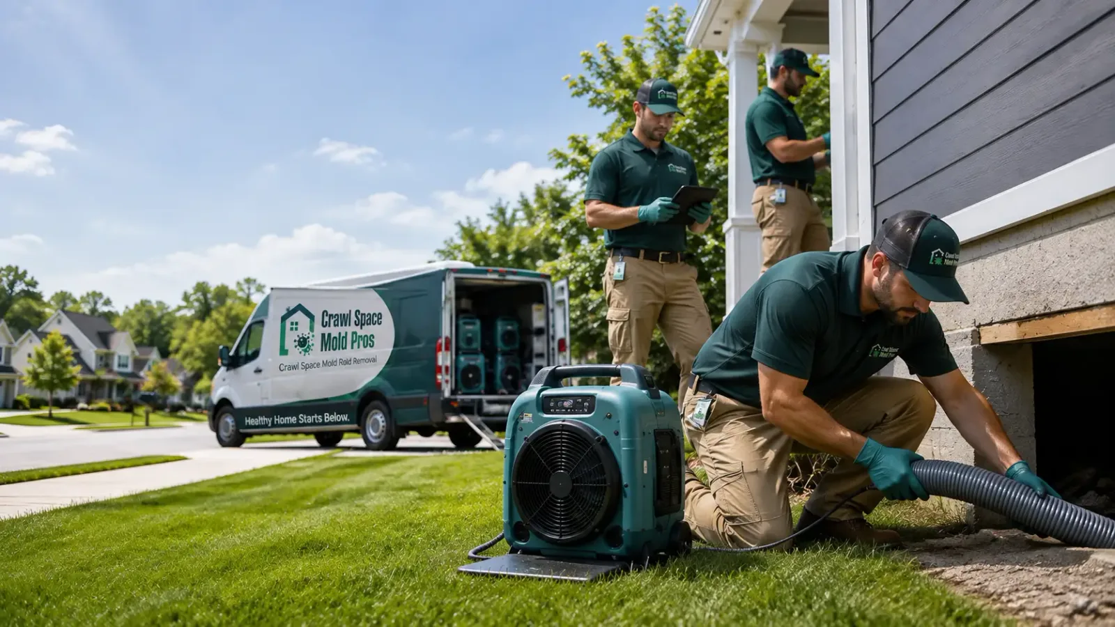Crawl Space Mold Removal in Compton, IL